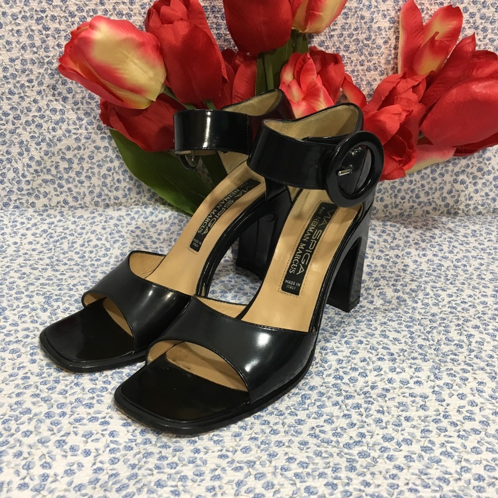 Via Spiga for Neiman Marcus Black Heels